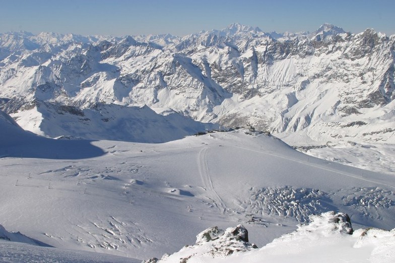 Breuil-Cervinia Valtournenche resort snow