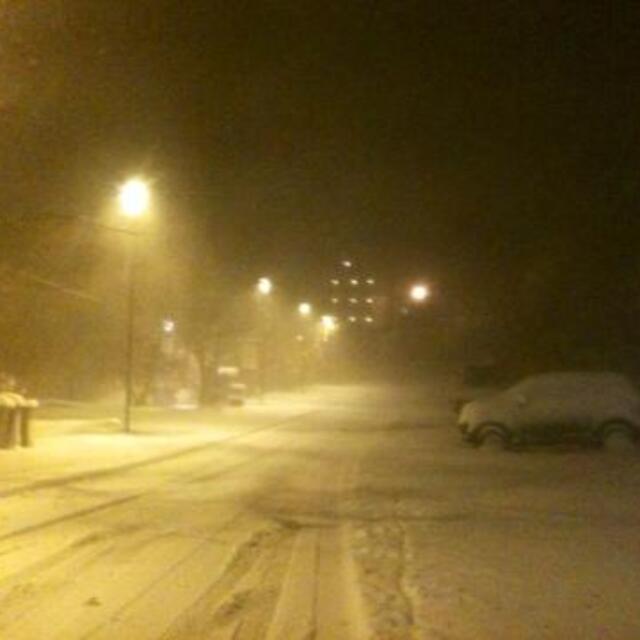 Snow arrives, Farellones