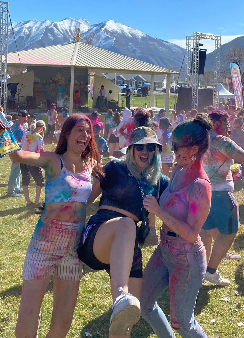 Student Enjoying Holi Festival - Picture 2