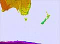 Australasia Temperature Map