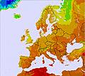 Europe Temperature Map