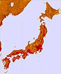 Japan Temperature Map