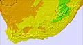 South Africa Temperature Map