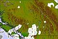Southwest Canada Cloud Map